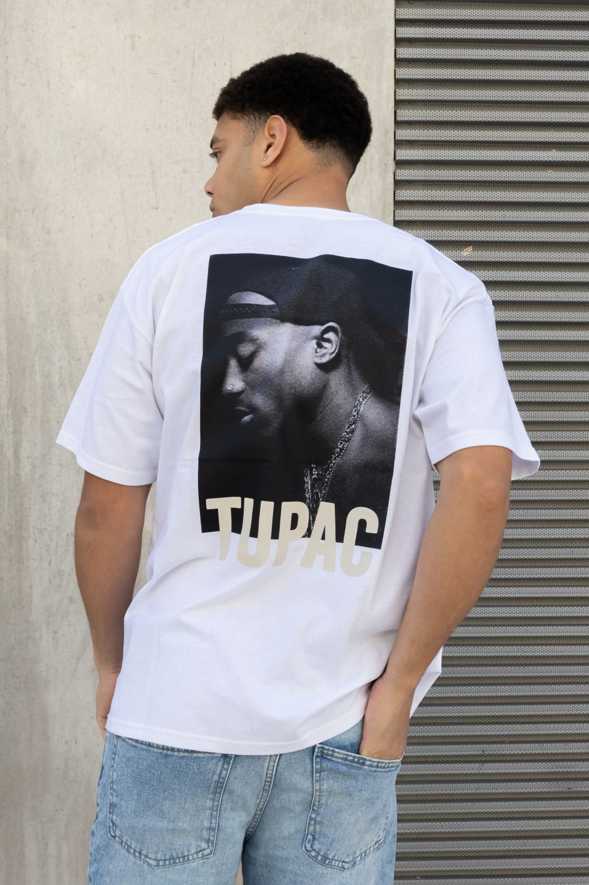 Remera Tupac Blanco