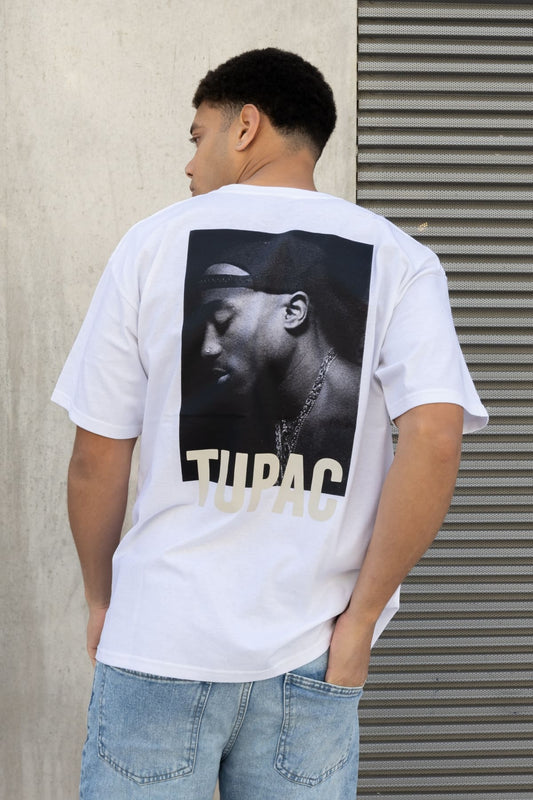 Remera Tupac Blanco