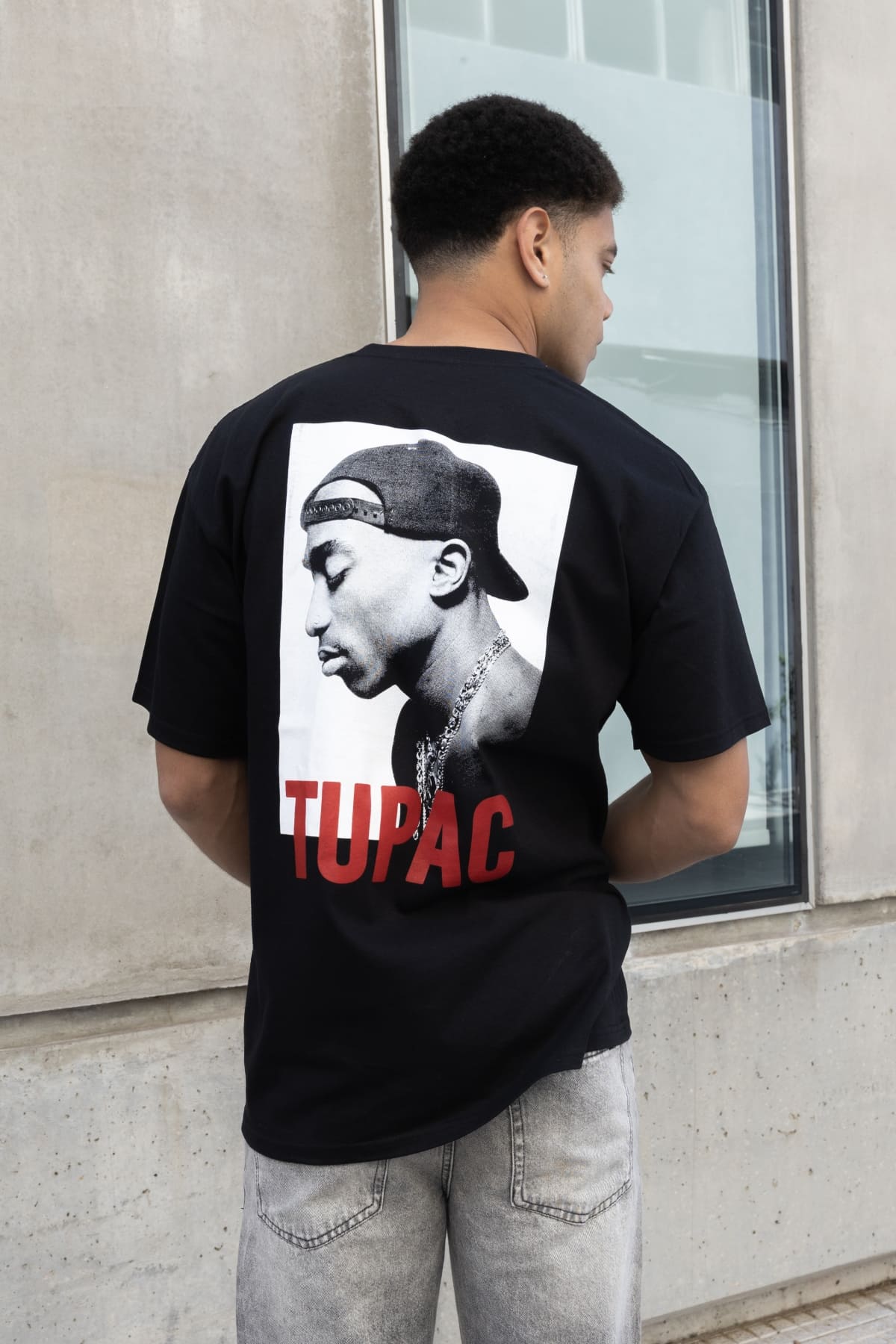 Remera Tupac Negro