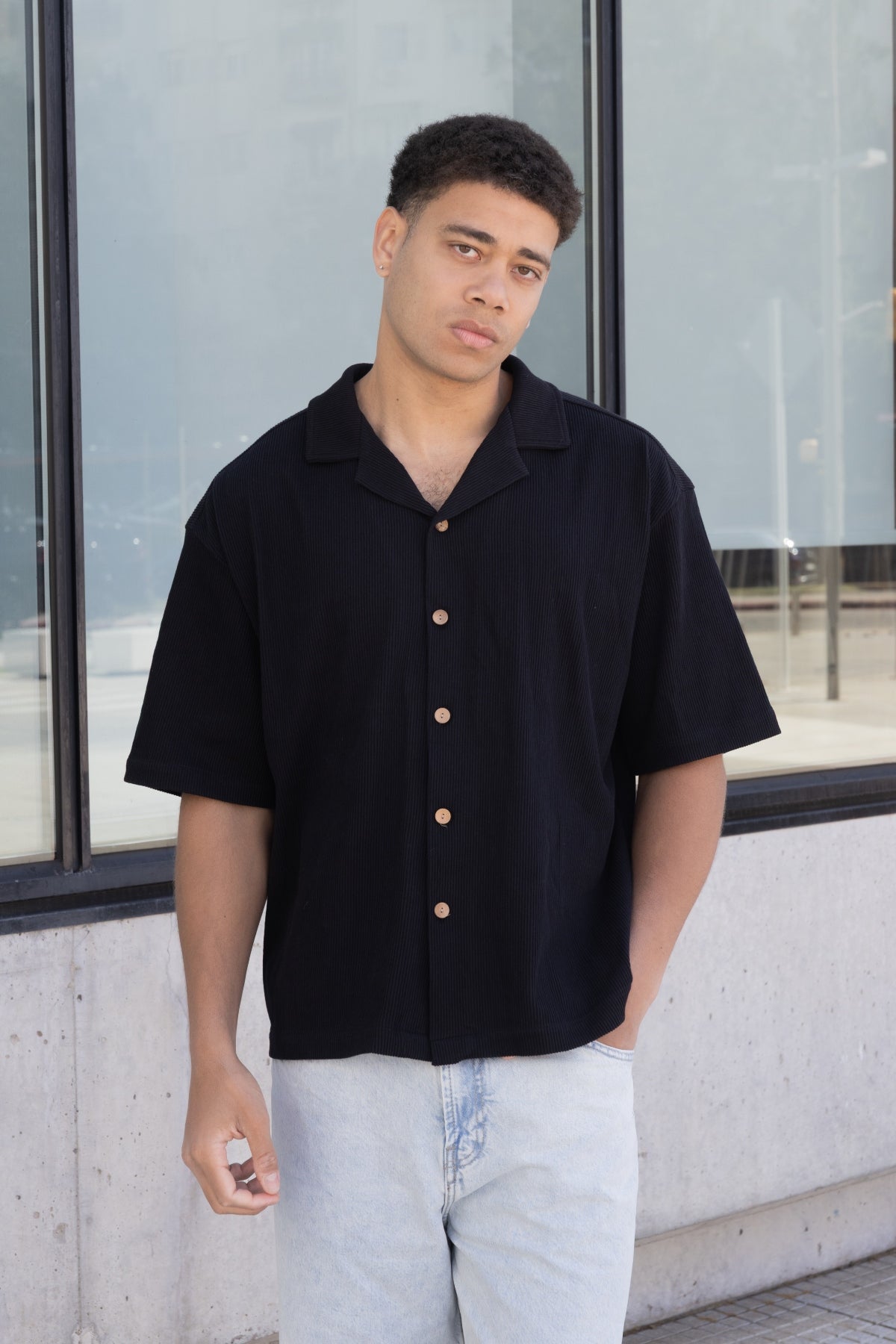 Camisa Mallorca Negro