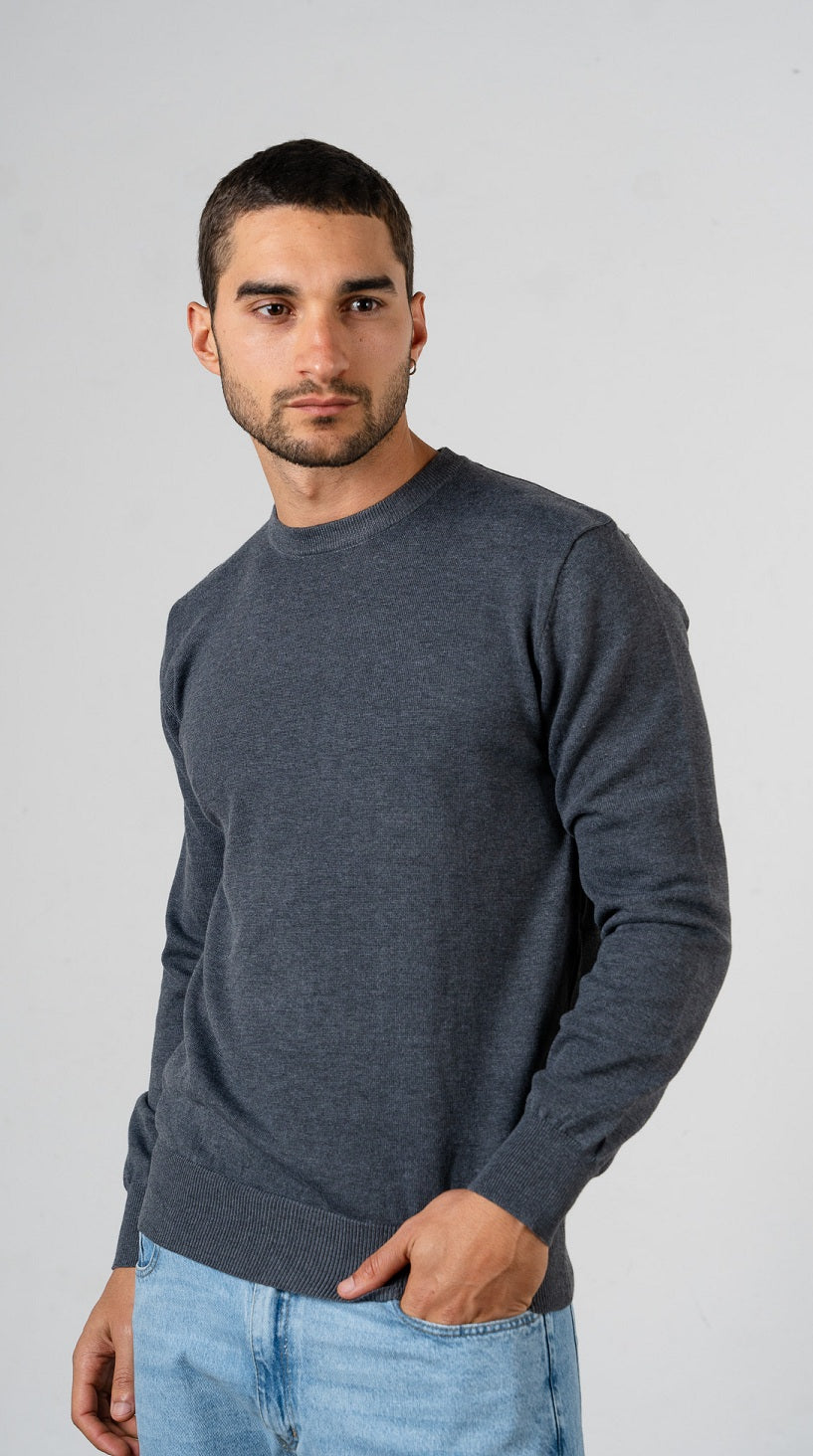 Buzo Hilo Oviedo Gris Oscuro