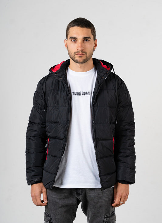 Campera Nylon Puffer Negro