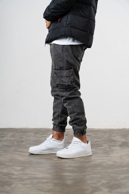 Cargo Puño Atlanta Gris Oscuro