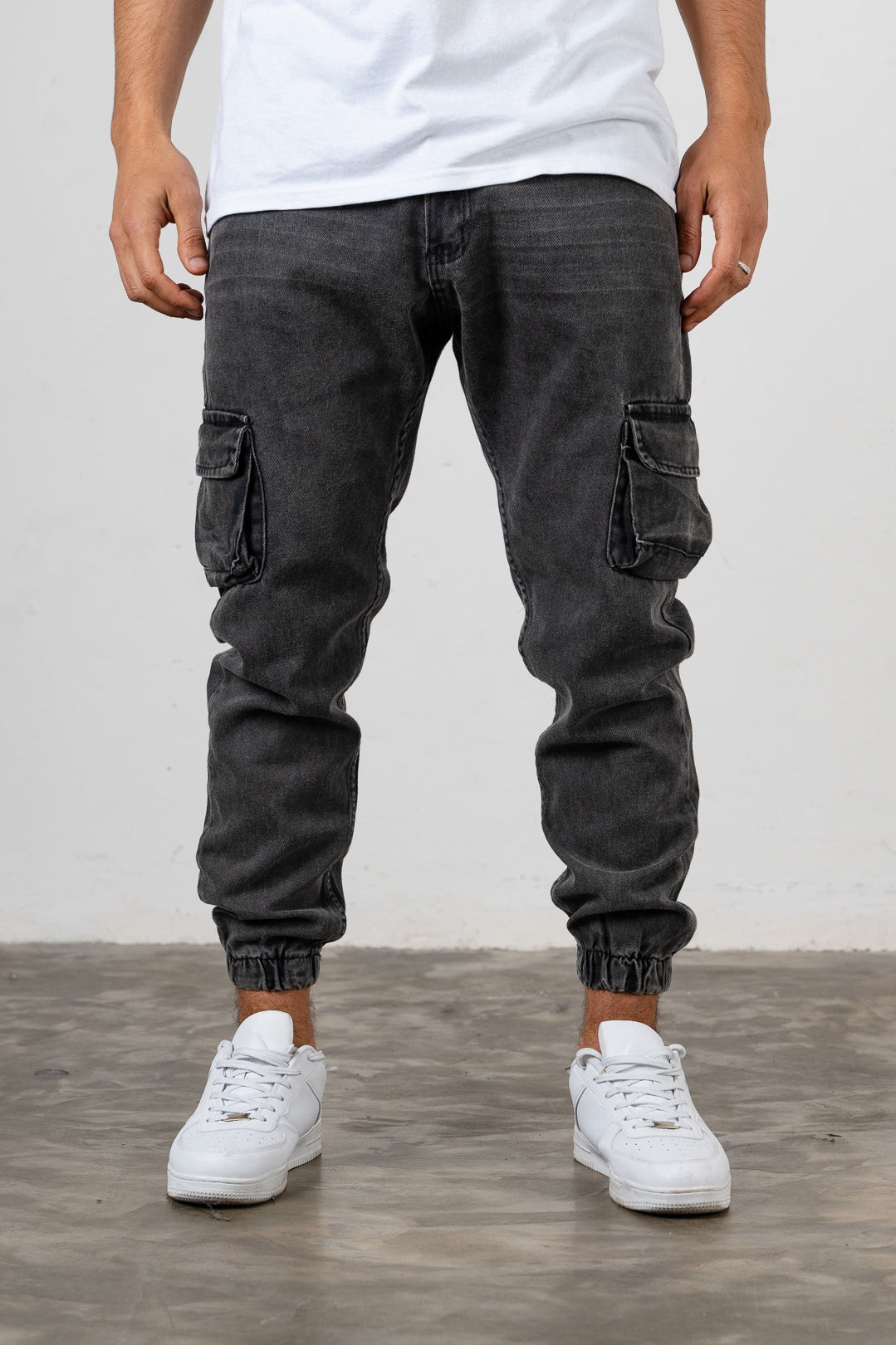 Cargo Puño Atlanta Gris Oscuro