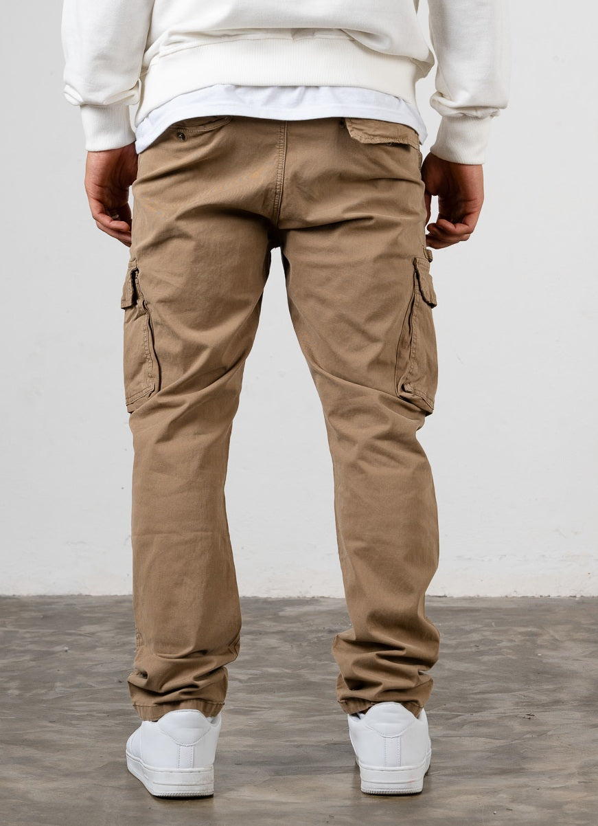 Pantalón Cargo Mónaco Beige