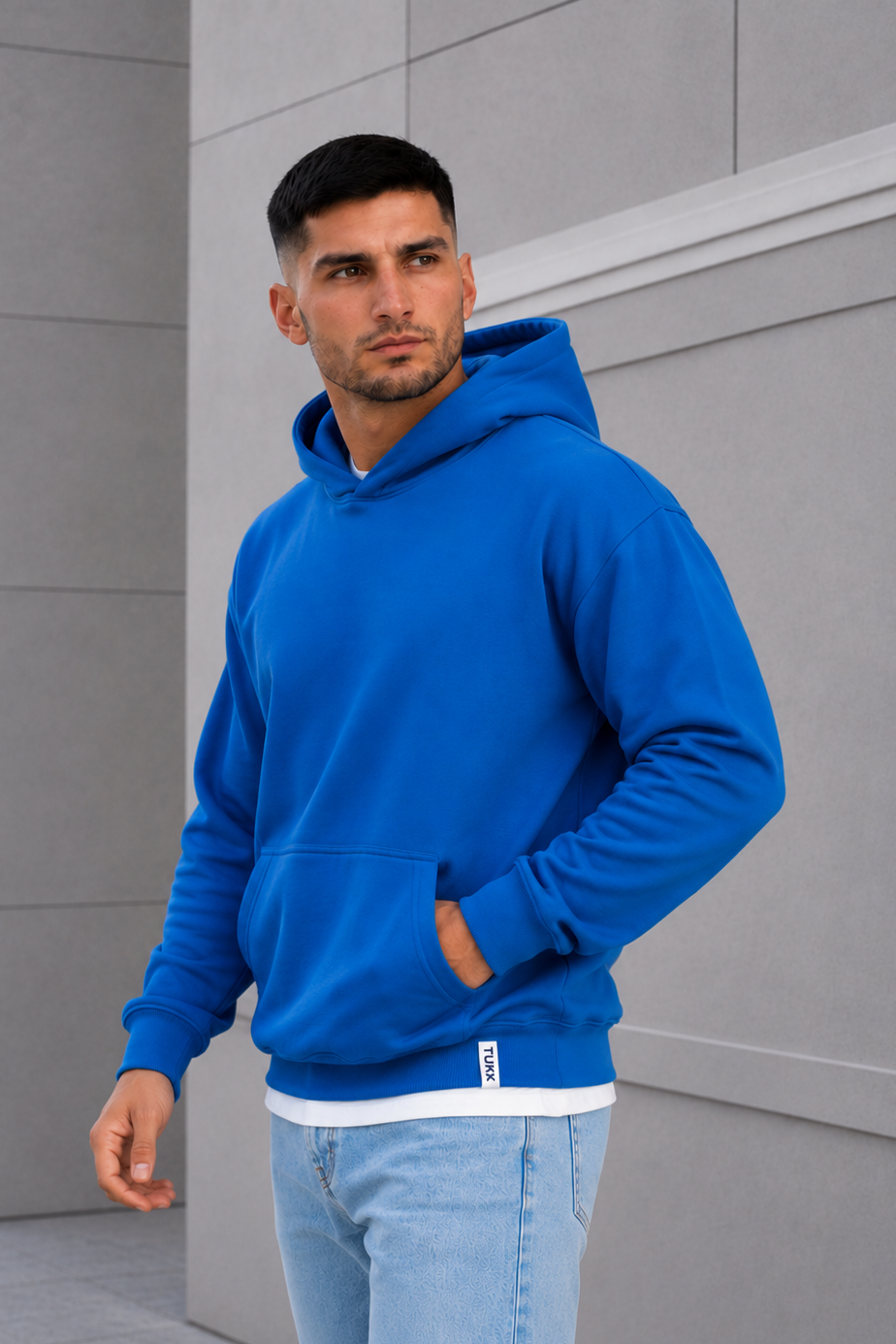 Canguro Liso Over Azul