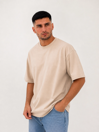 Remera Lisa Ajax Beige