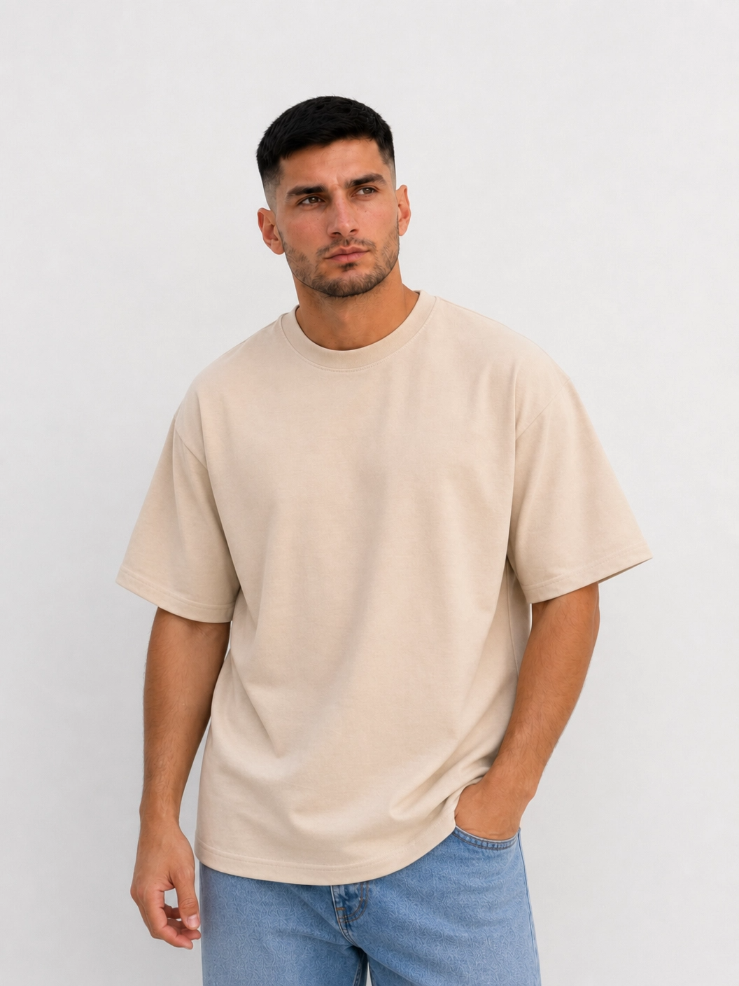 Remera Lisa Ajax Beige