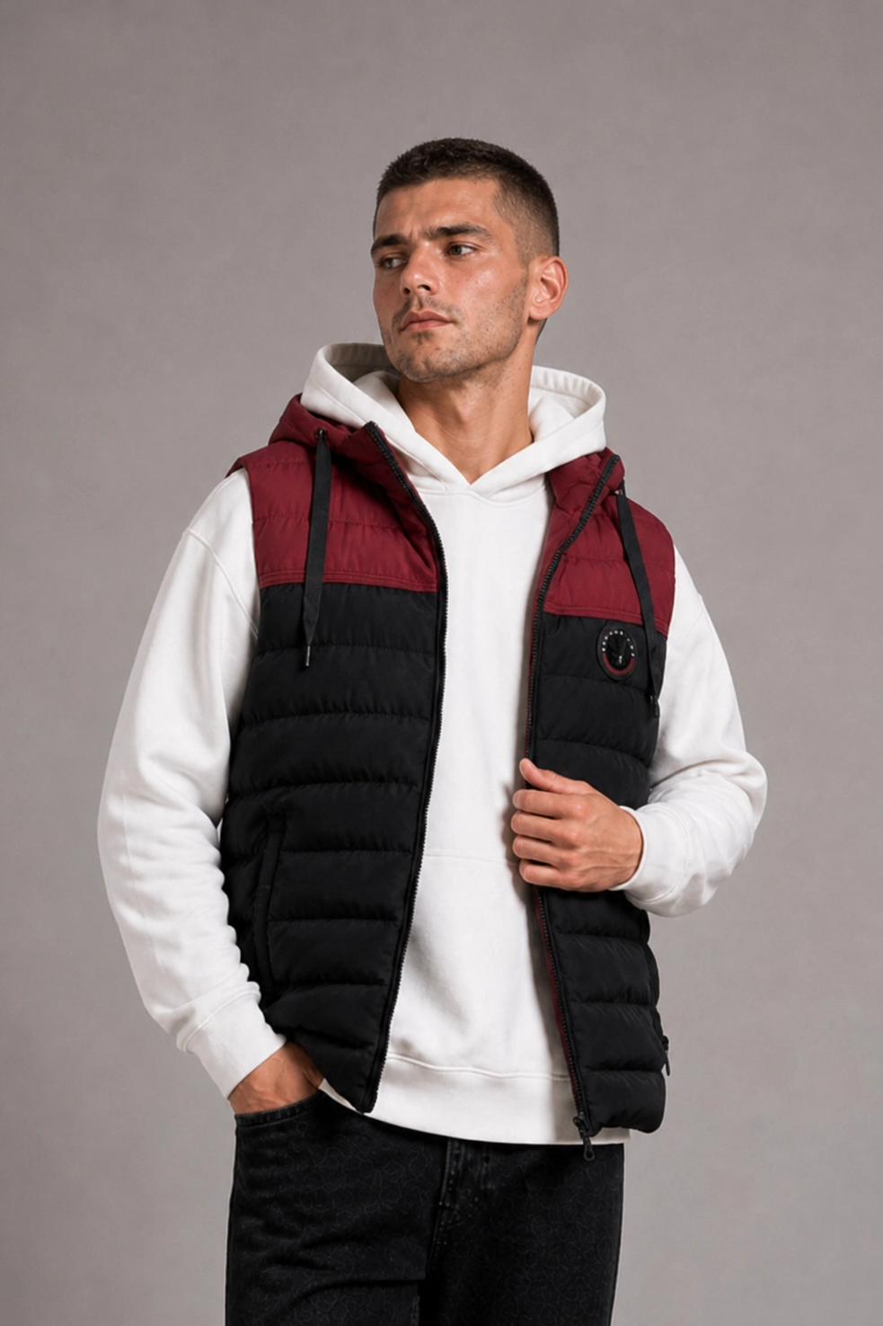 Chaleco Nylon Berlin Negro