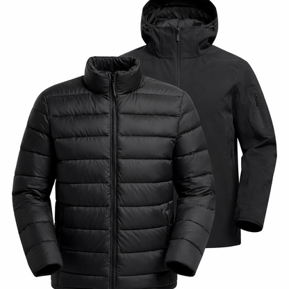 Campera Impermeable 3 en 1 Canadá Negro