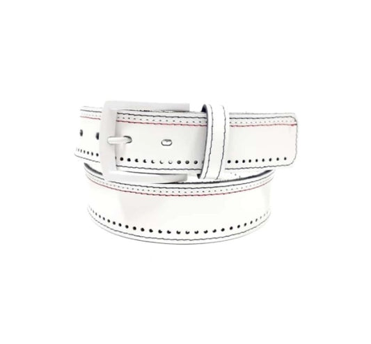 Cinto Cuero Blanco