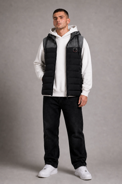 Chaleco Nylon Berlin Gris