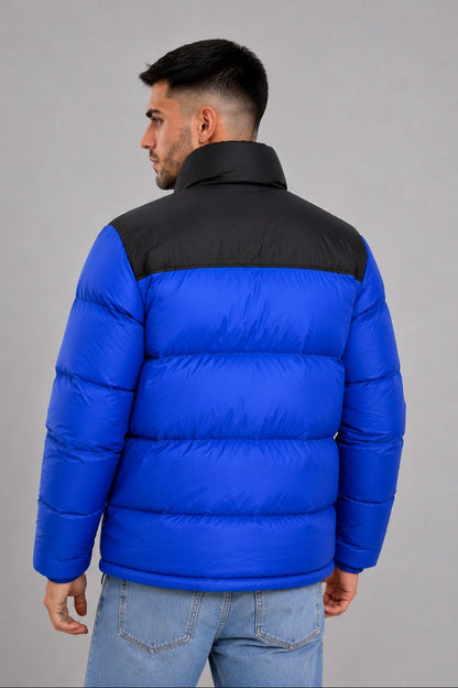 Campera Nylon Puffer Bronx Azul Francia