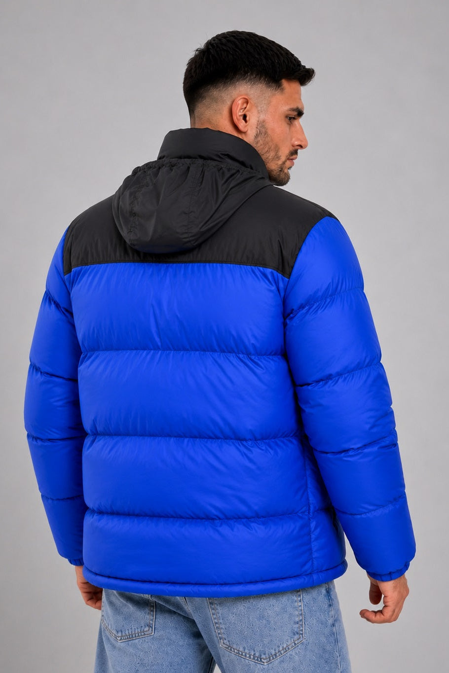 Campera Nylon Puffer Bronx Azul Francia