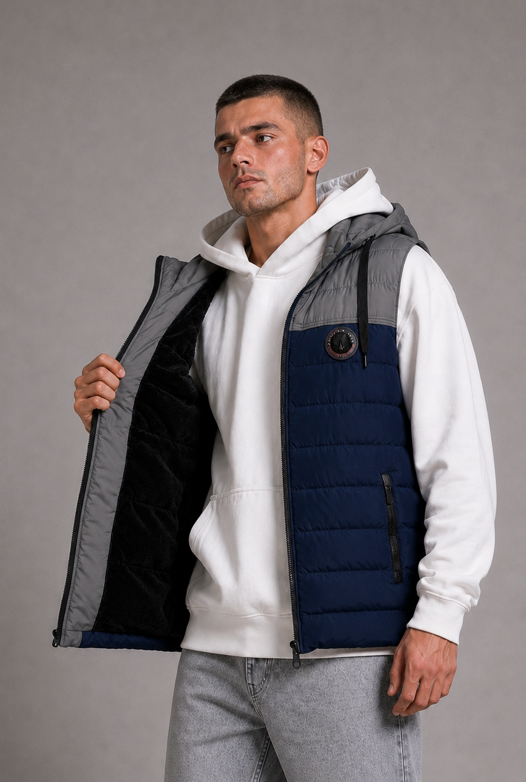 Chaleco Nylon Berlin Azul