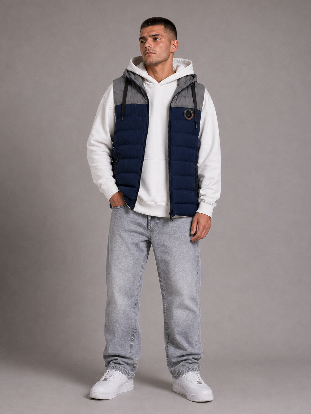 Chaleco Nylon Berlin Azul