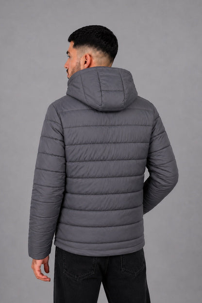 Campera Nylon Inflada Okland Gris
