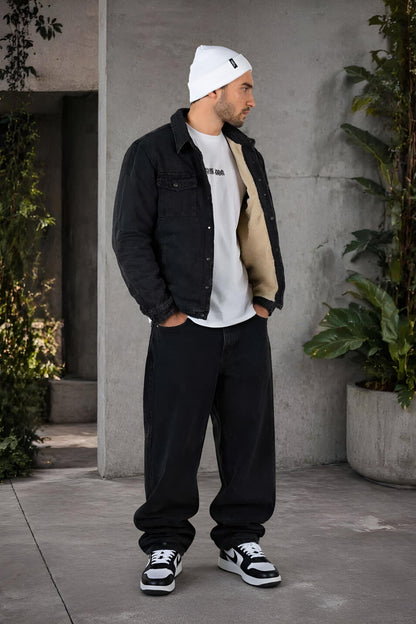 Chaqueta Jean Lucca Negro