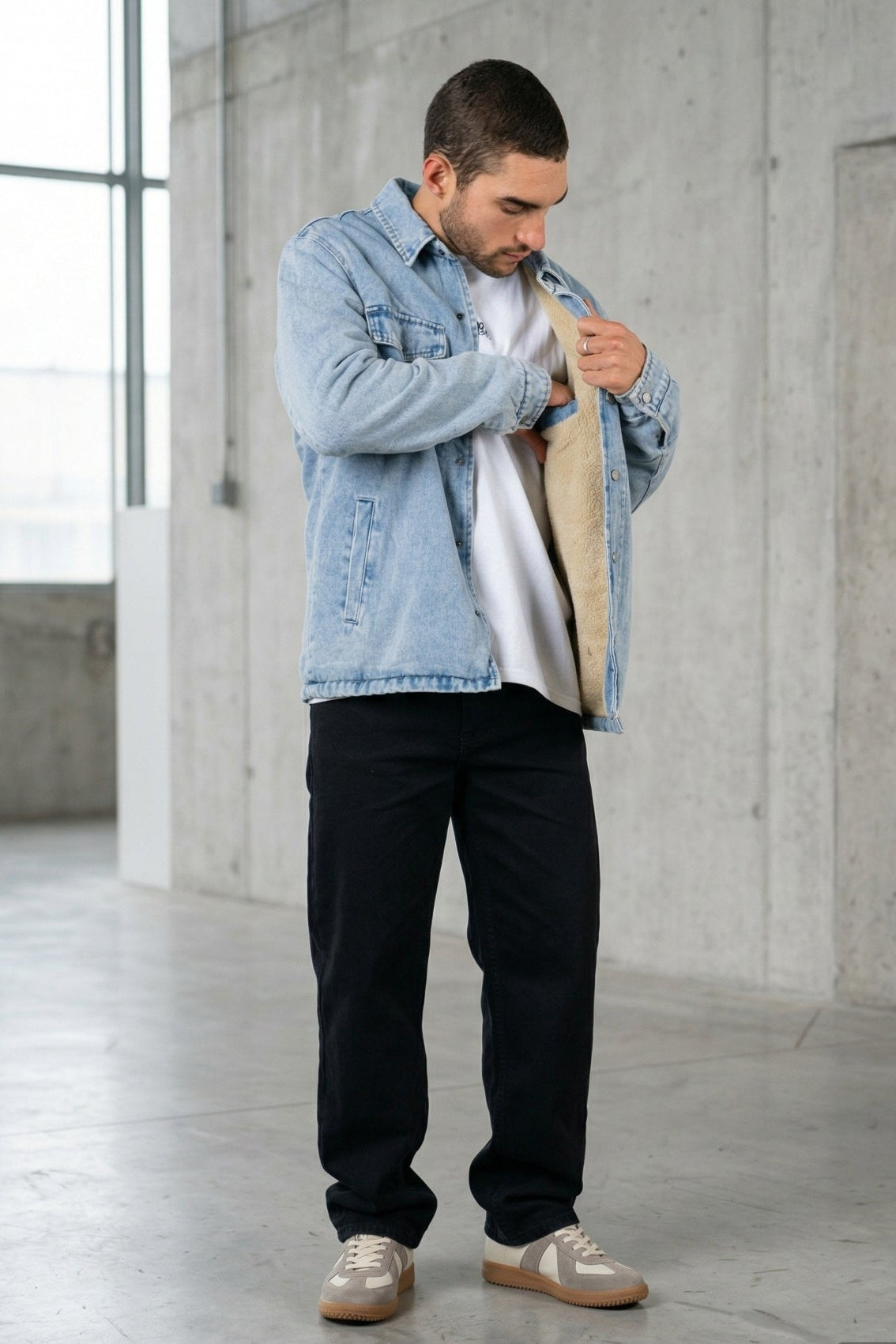 Chaqueta Jean Lucca Celeste