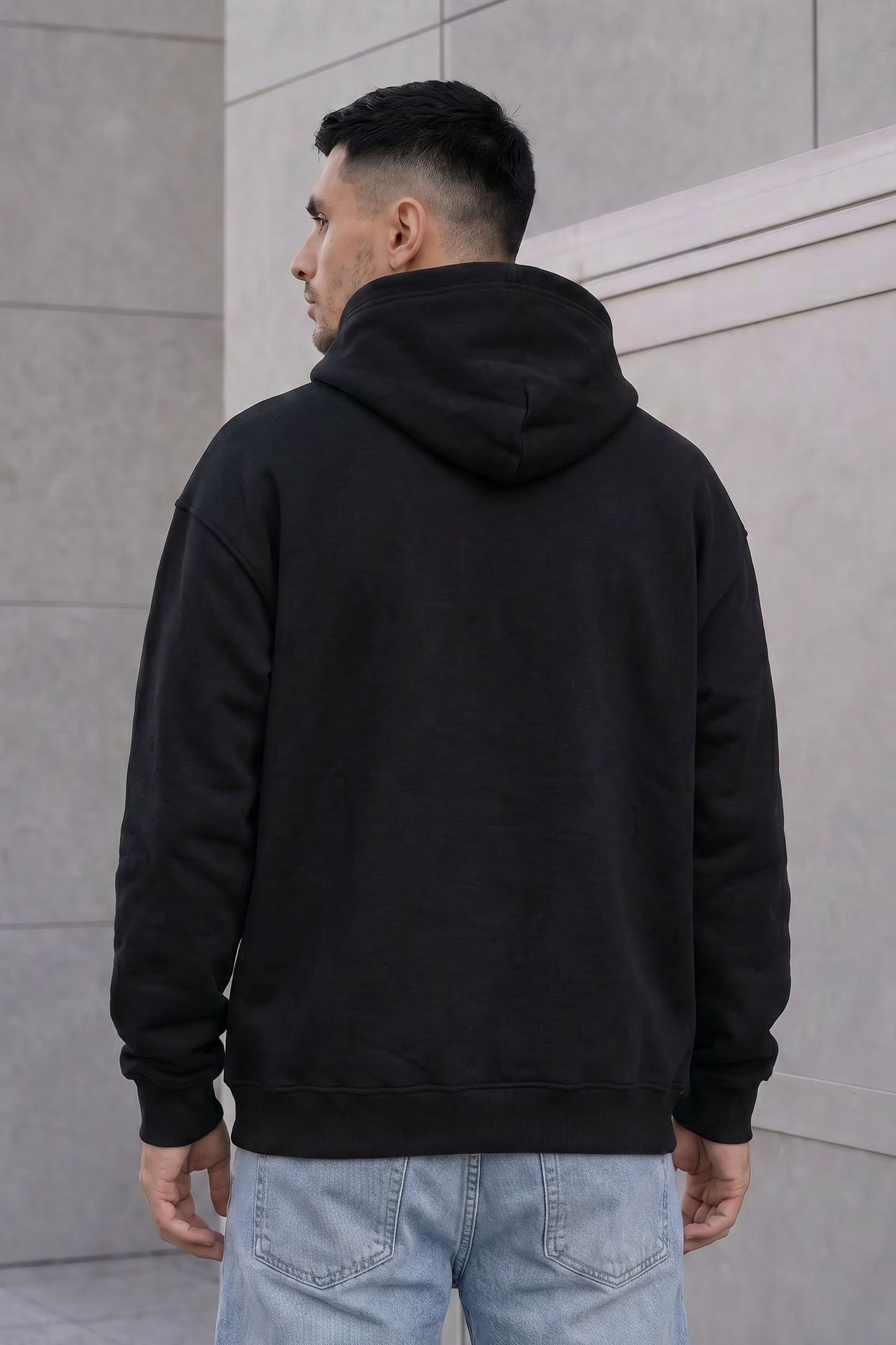 Canguro Oversize Manchester Negro