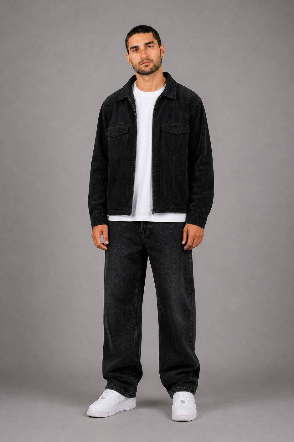 Chaqueta Pana Genoa Negro