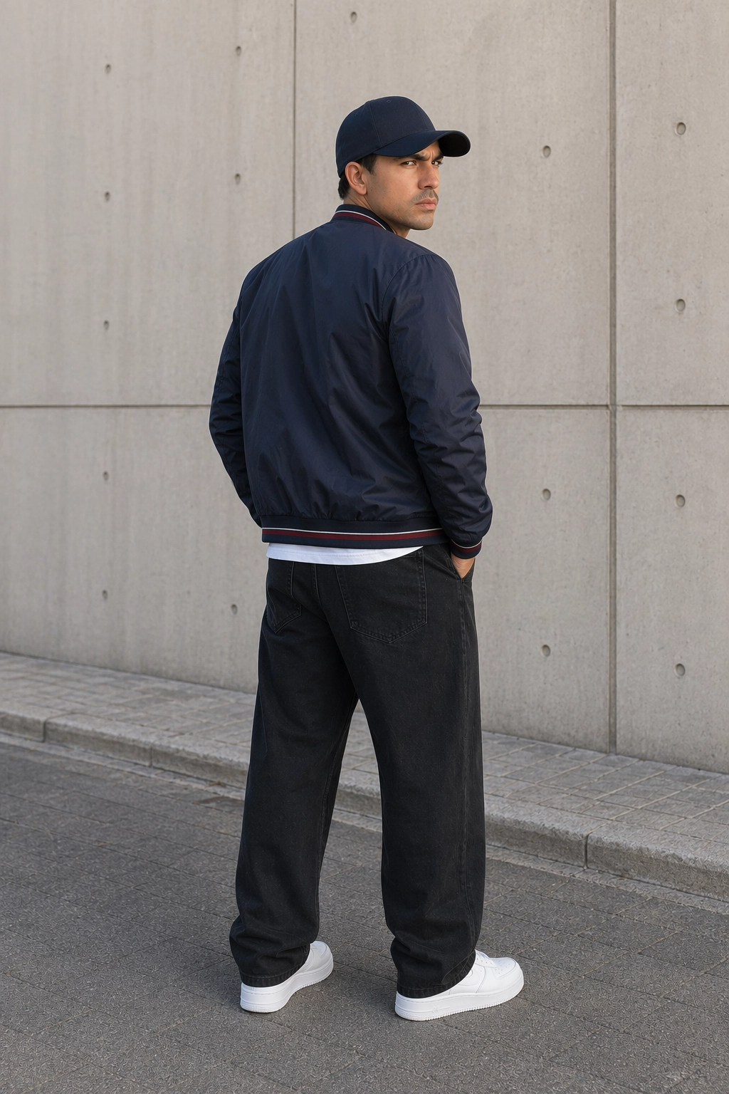 Bomber Nylon Dumas Azul