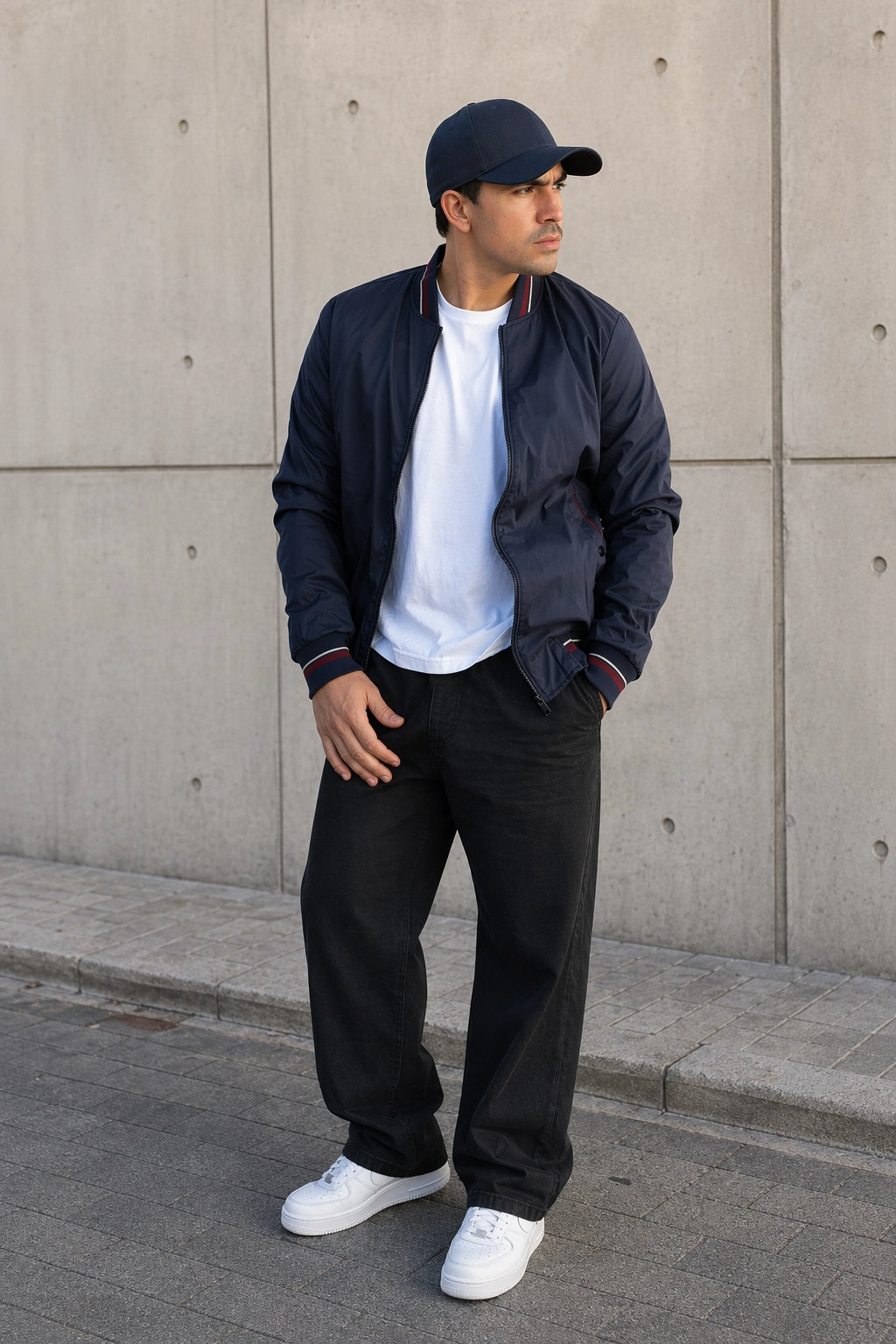 Bomber Nylon Dumas Azul