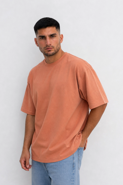 Remera Lisa Ajax Terracota