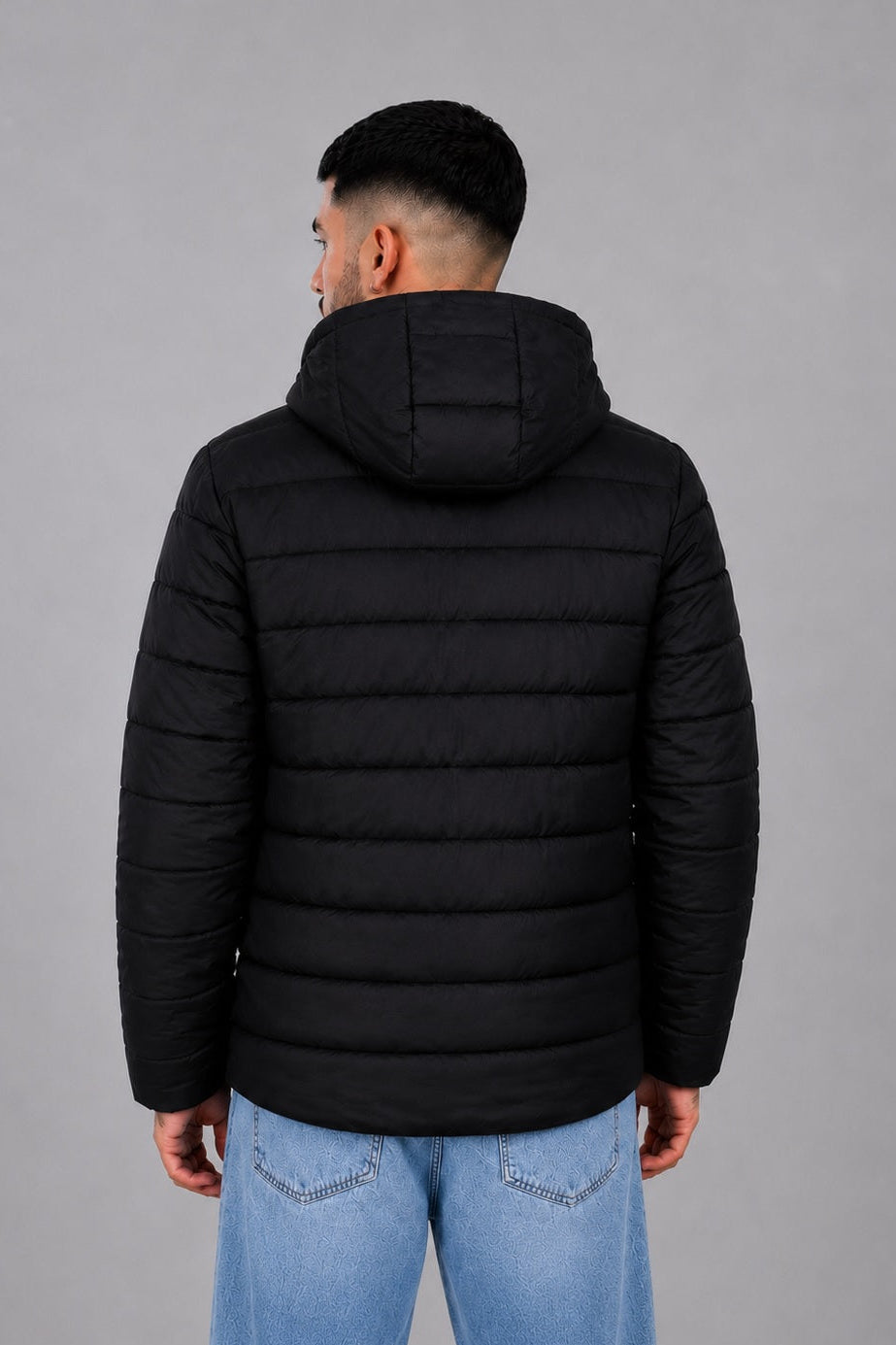 Campera Nylon Inflada Okland Negro