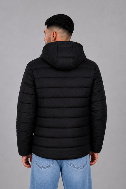 Campera Nylon Inflada Okland Negro