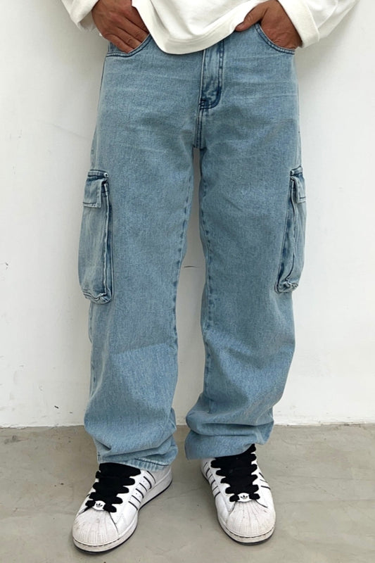 Cargo Baggy Palmer Celeste