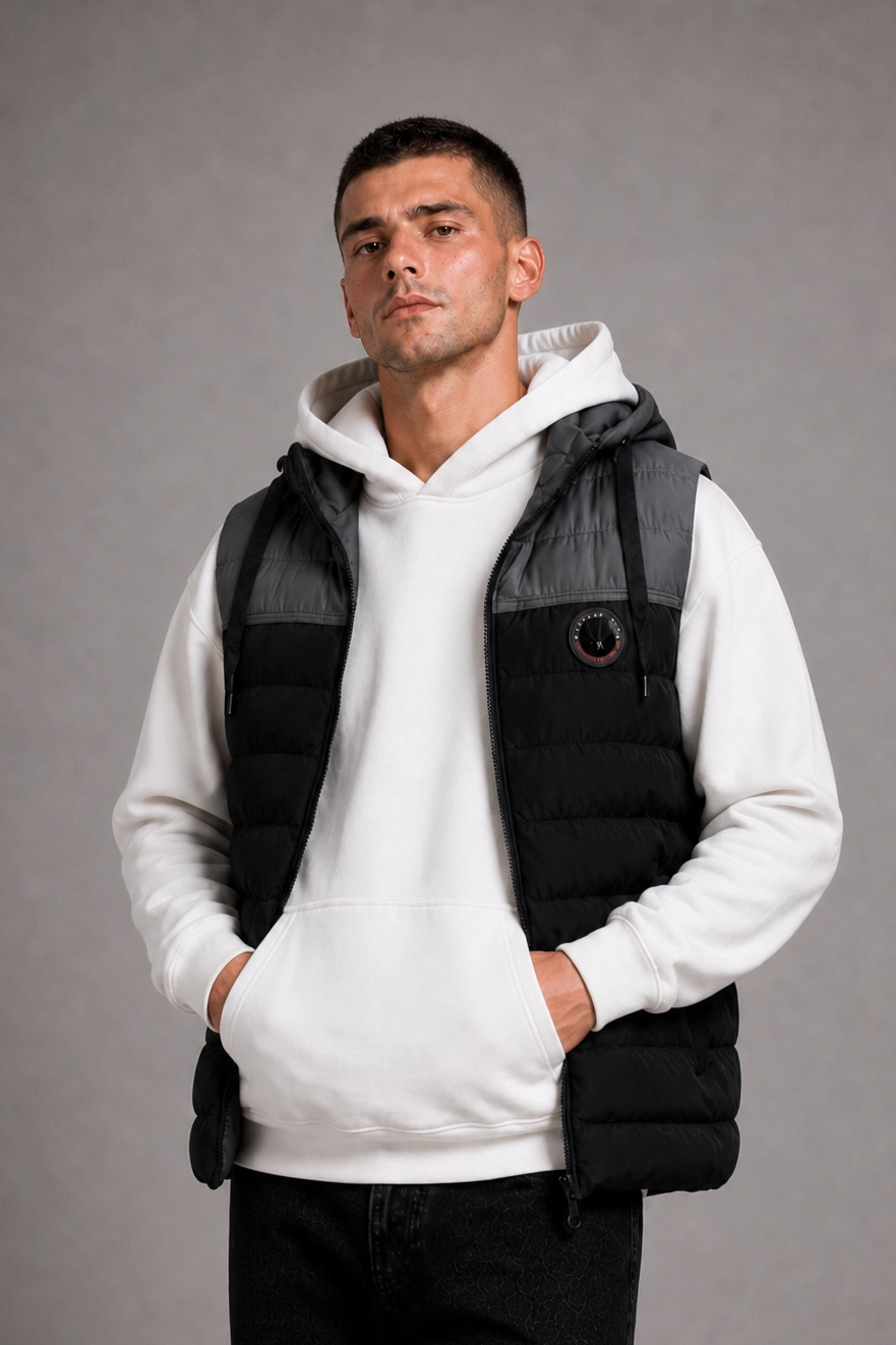 Chaleco Nylon Berlin Gris