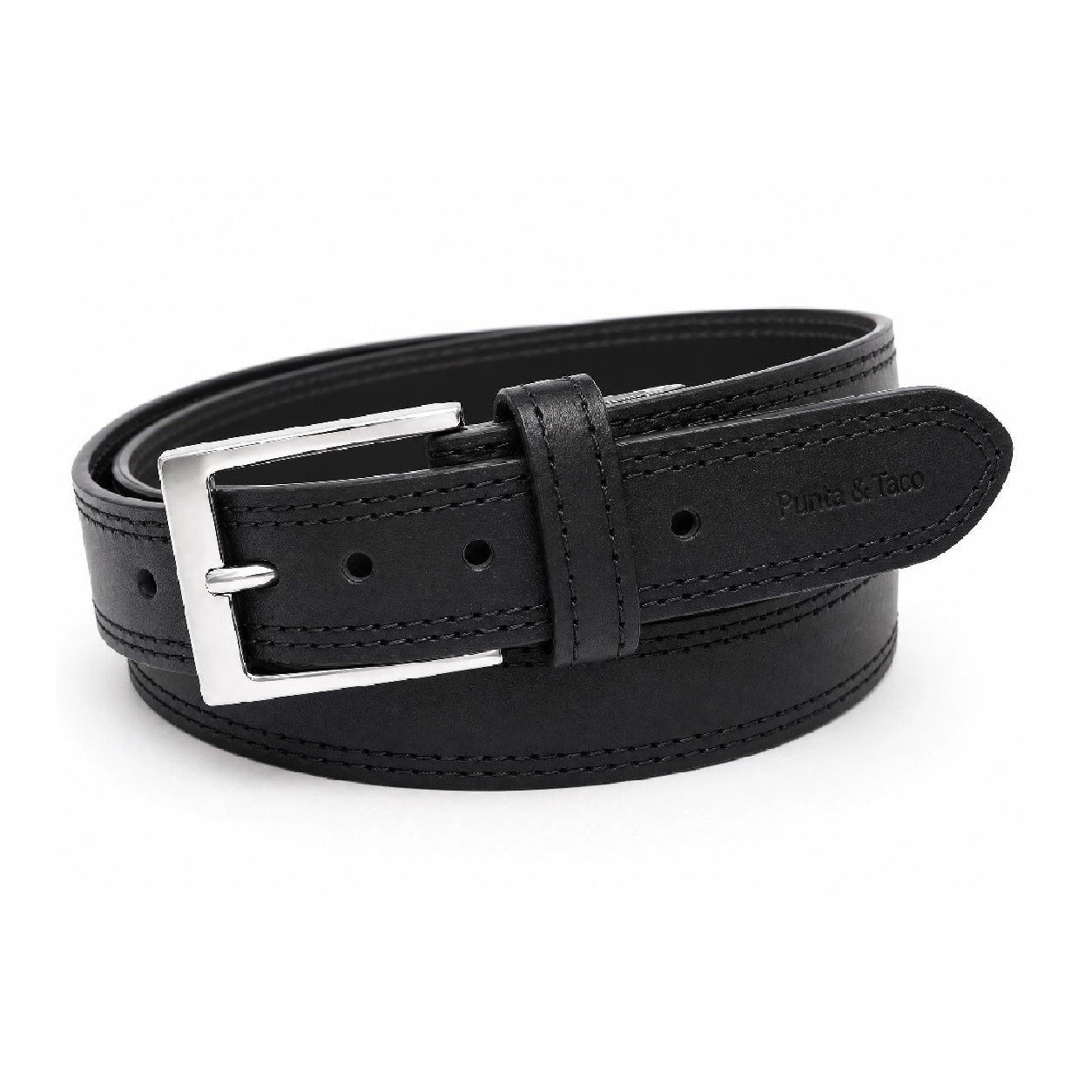 Cinto Cuero Casual Tomás Negro