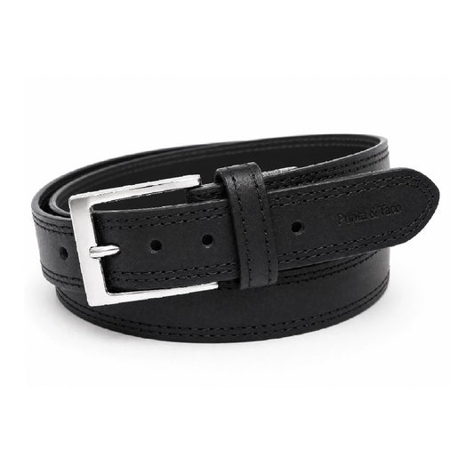 Cinto Cuero Casual Tomás Negro