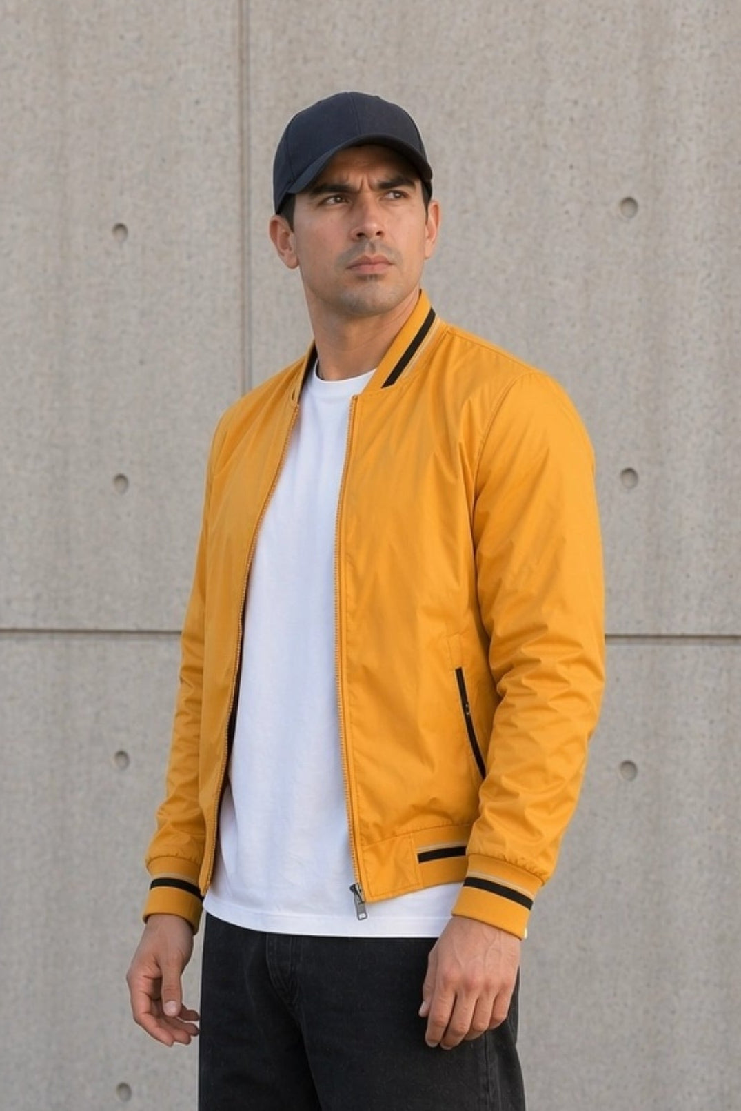 Bomber Nylon Dumas Mostaza