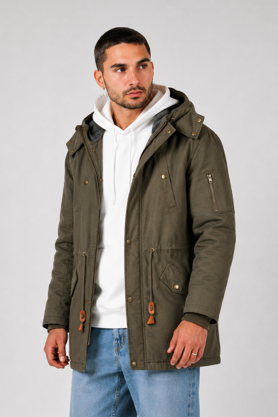 Parka Gabardina Alaska Verde